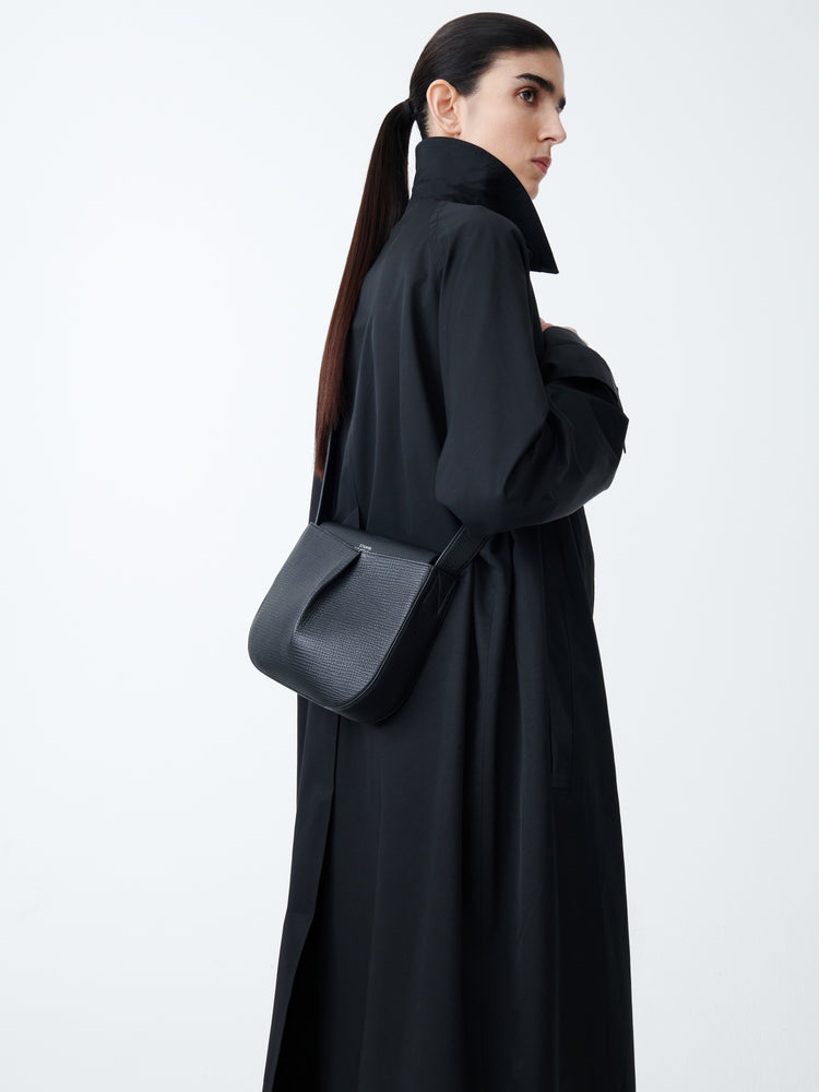 Fortuna Leather Bag in Black