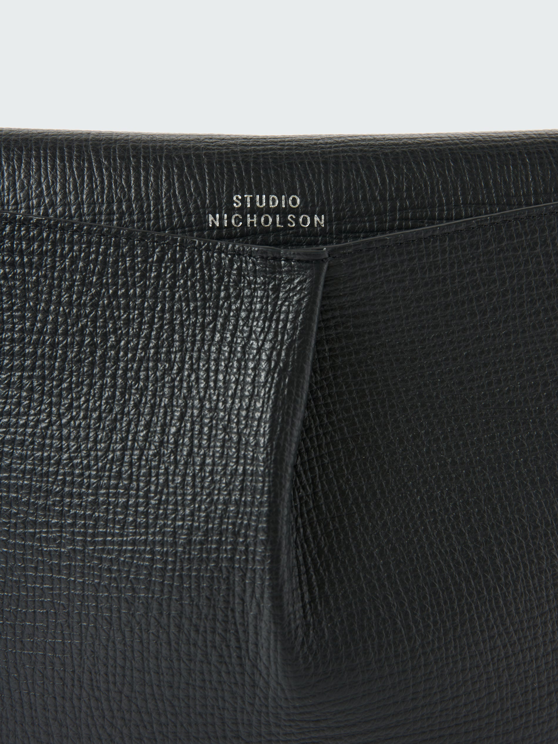 Fortuna Leather Bag in Black - Studio Nicholson