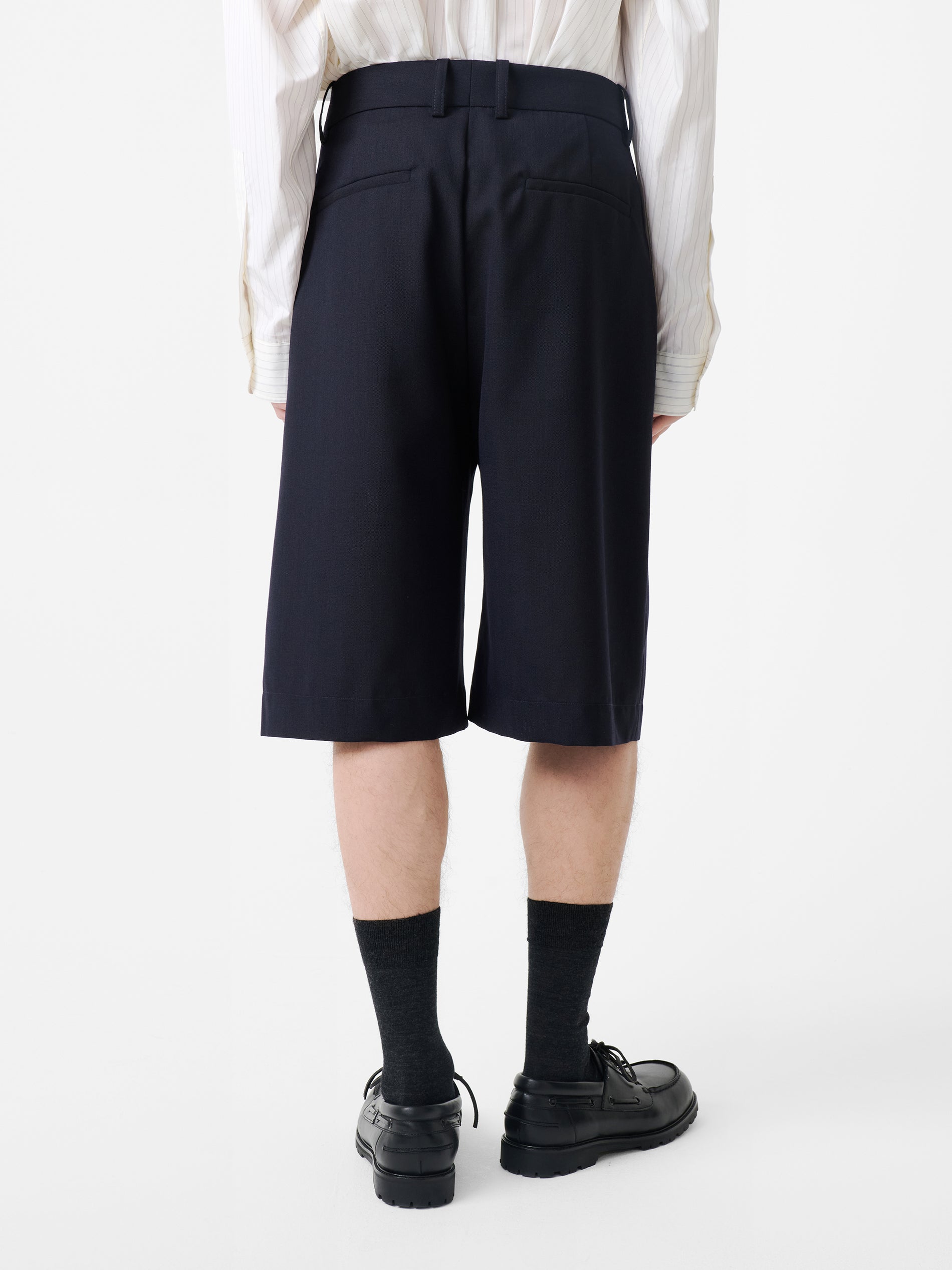 Fowld Short in Darkest Navy - Studio Nicholson