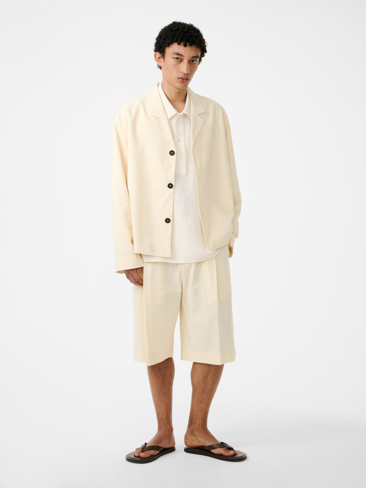 Fowld Short in Antique White - Studio Nicholson