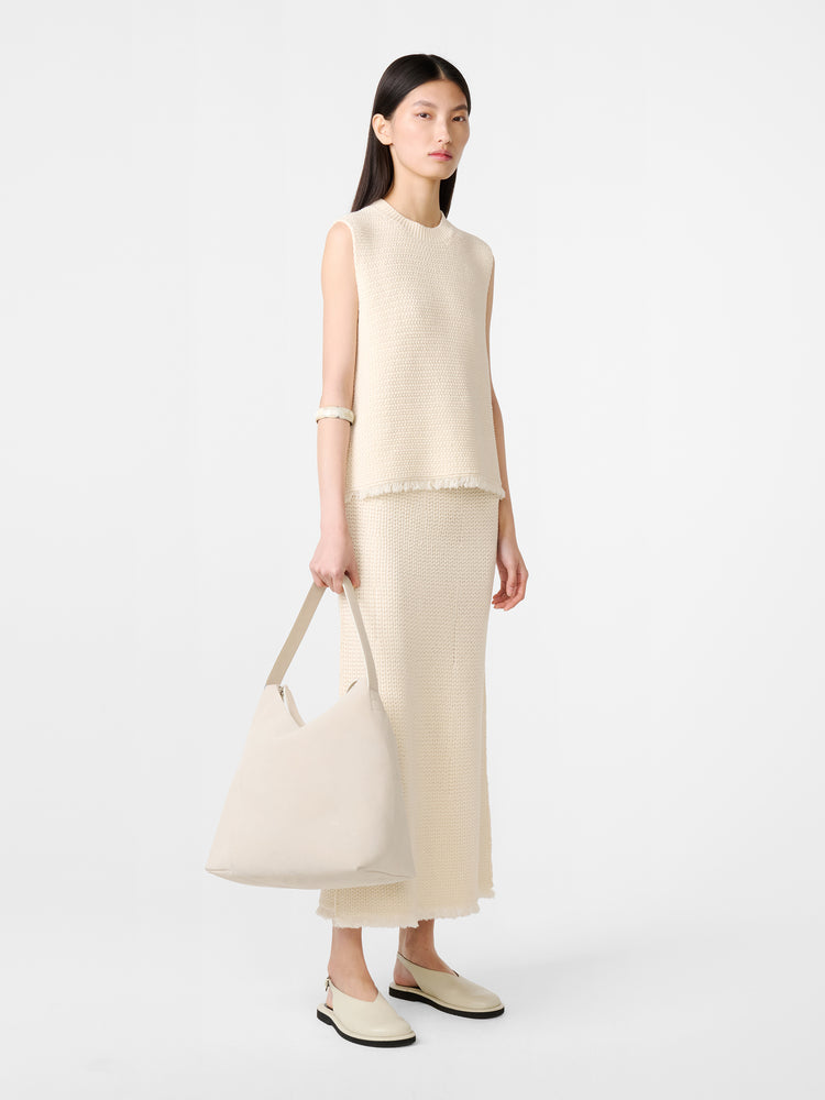 Fray Knit in Cream