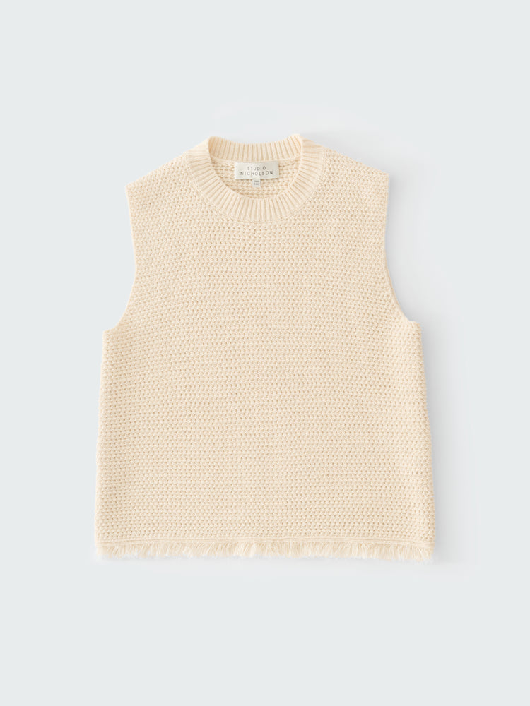 Fray Knit in Cream