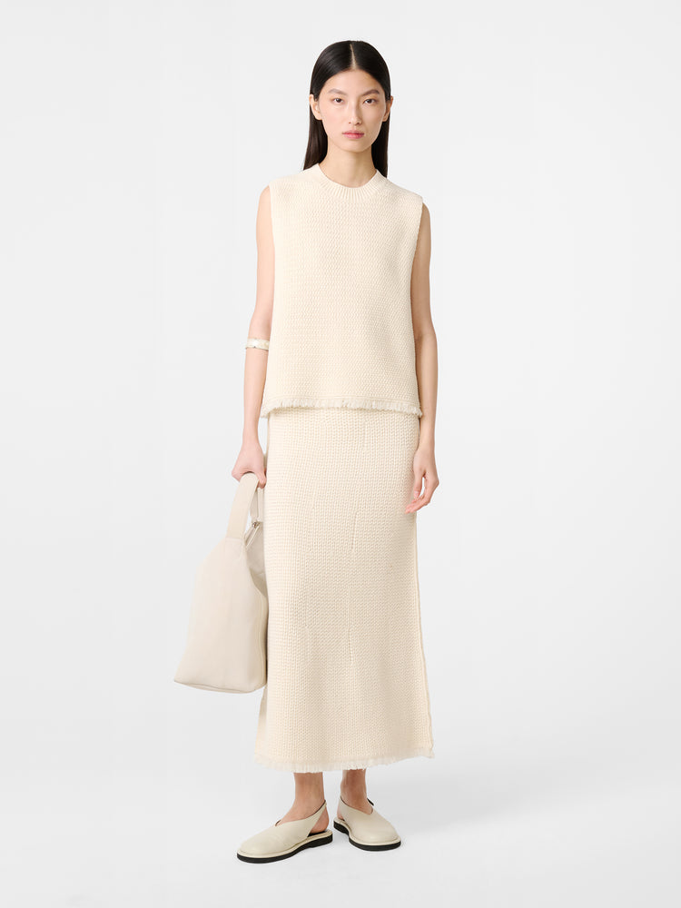 Fray Knit in Cream