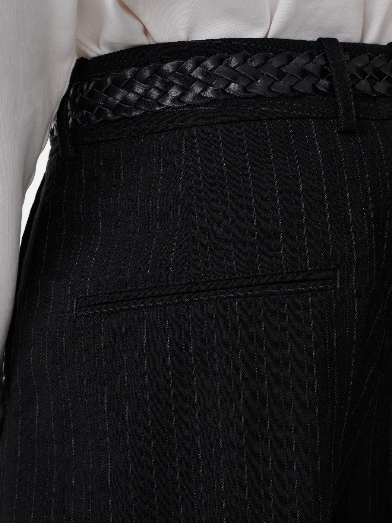 Fume Tailored Pant in Black Stripe