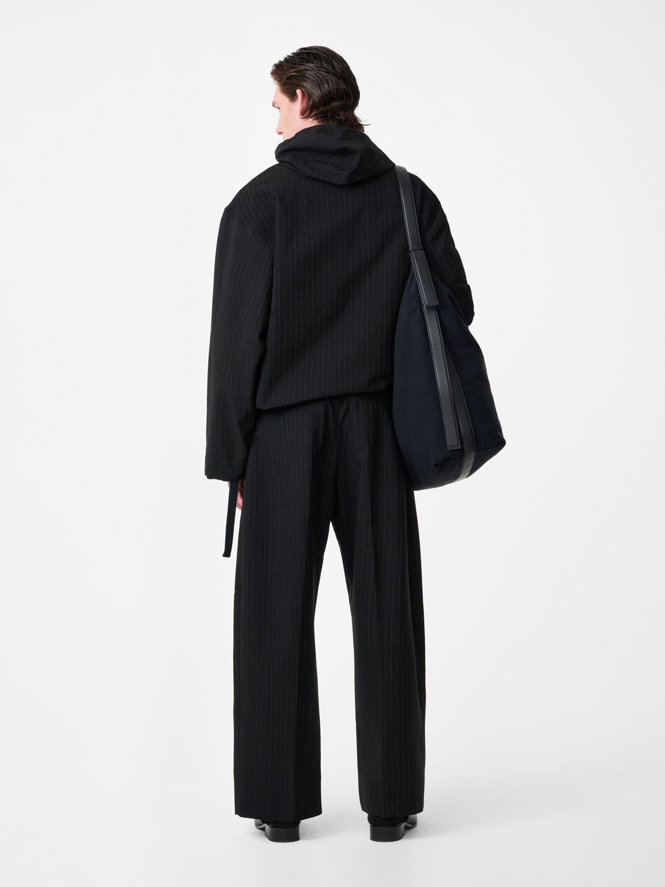 Fume Tailored Pant in Black Stripe