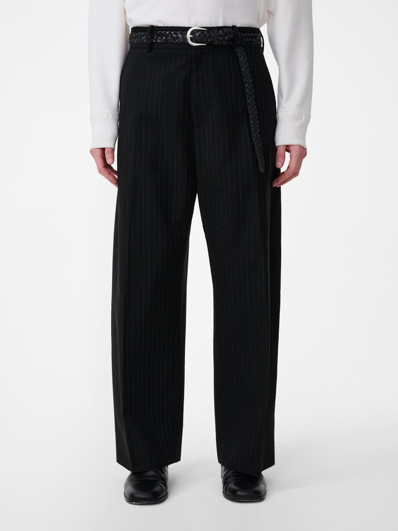 Fume Tailored Pant in Black Stripe