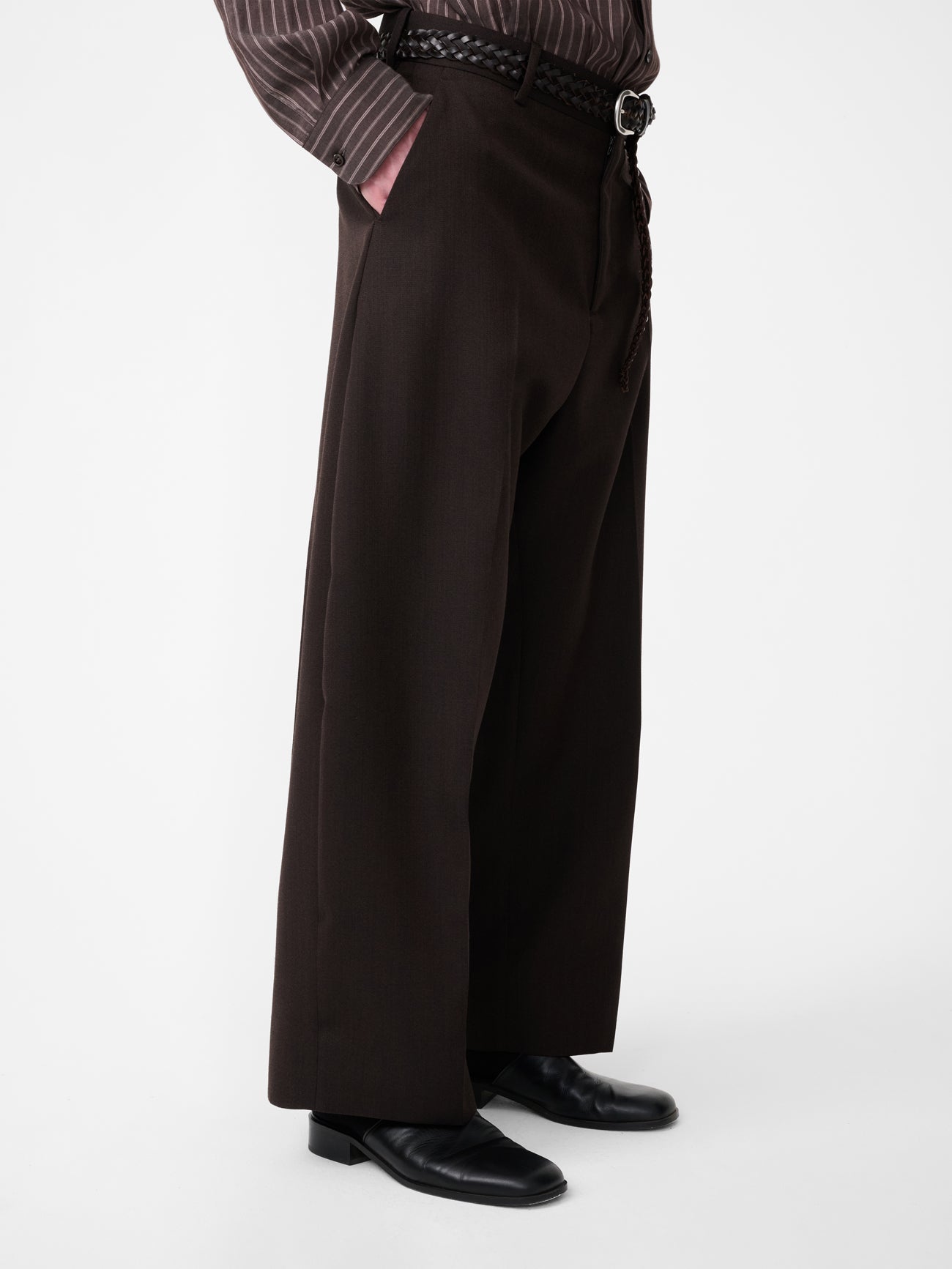 Fume Tailored Pant in Coffee
