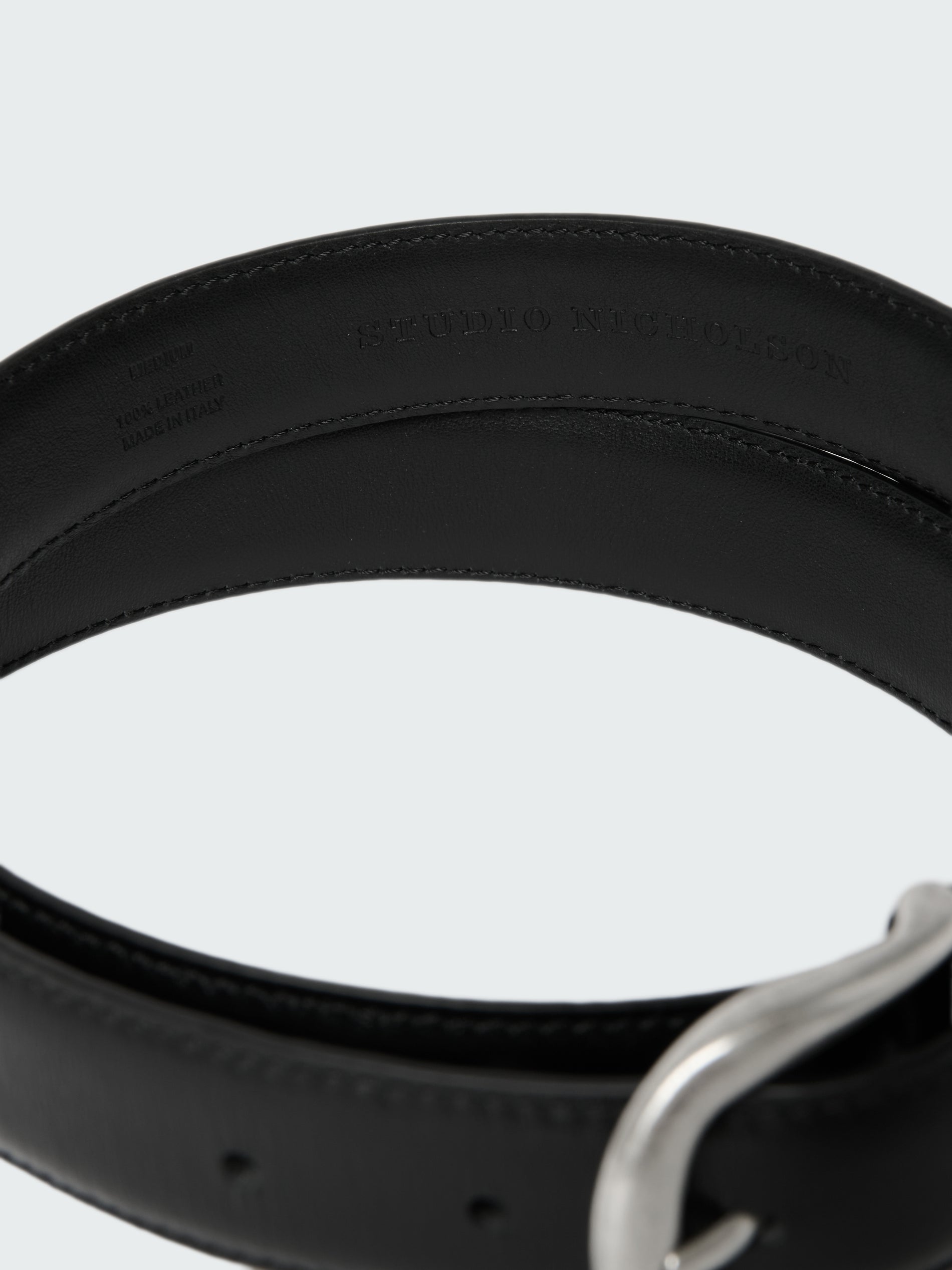 Giorgio Leather Belt in Black