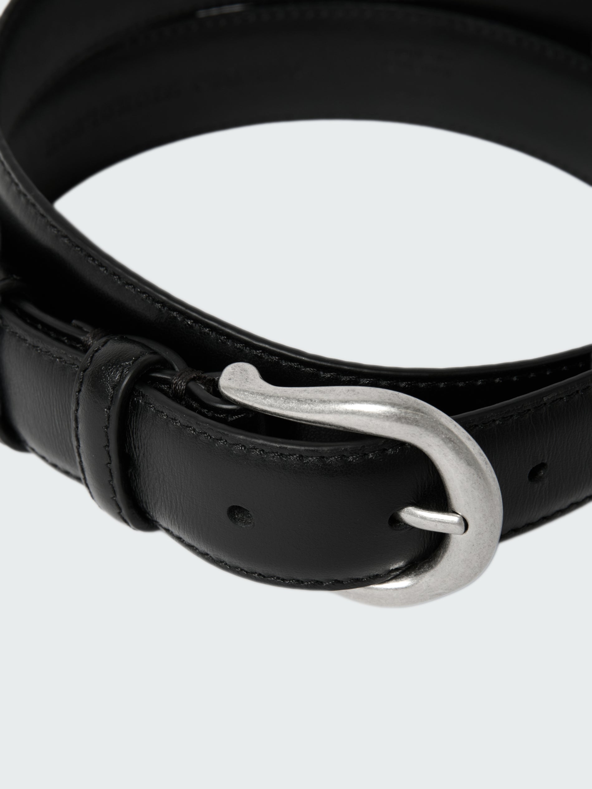 Giorgio Leather Belt in Black