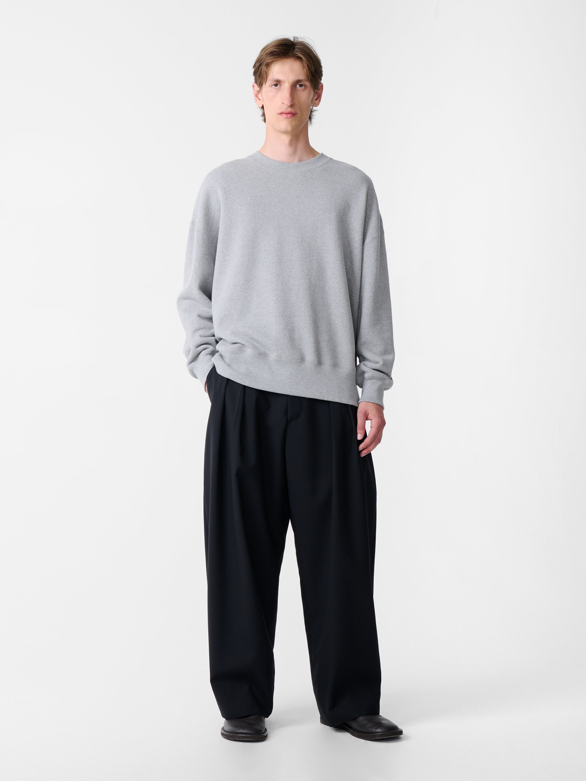 トップス STUDIO NICHOLSON/GOLIGHTLY JERSEY SWEAT GOLIGHTLYJERSEYSWEATBEAMSLOOPW