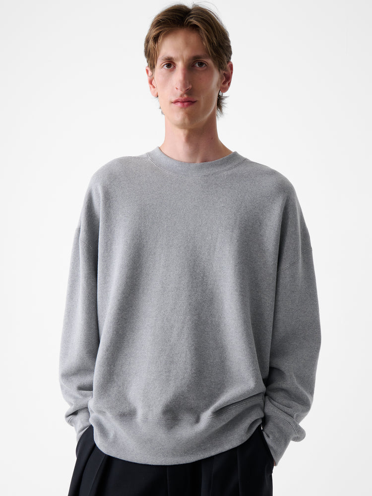 SN X BEAMS PLUS Golightly Jersey in Grey Marl
