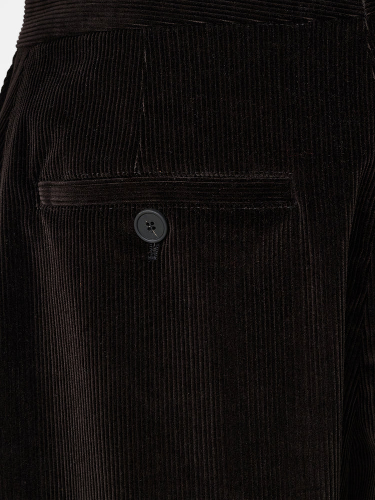 Grange Corduroy Wide Leg Pant in Espresso