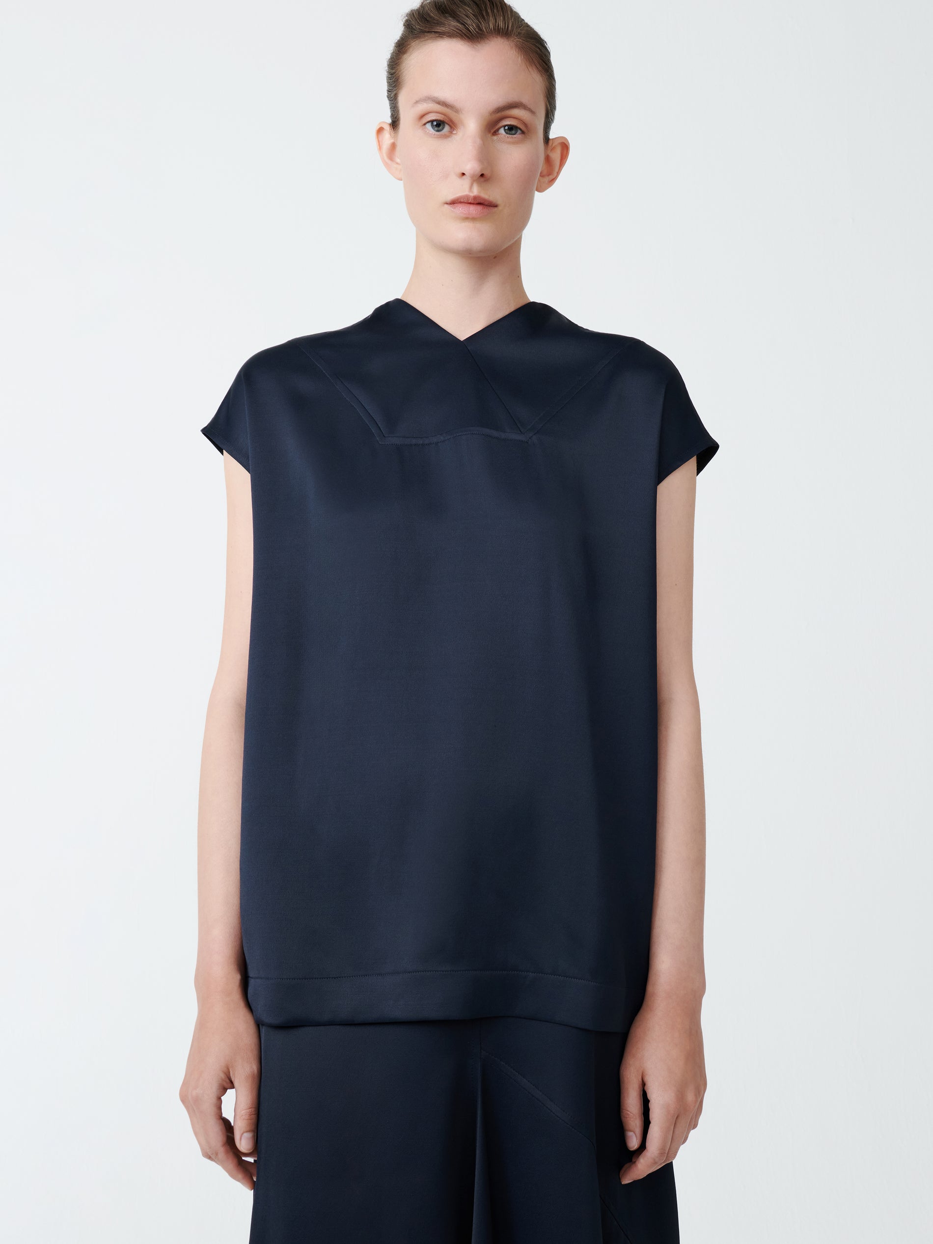 Greer Top in Black Ink - Studio Nicholson