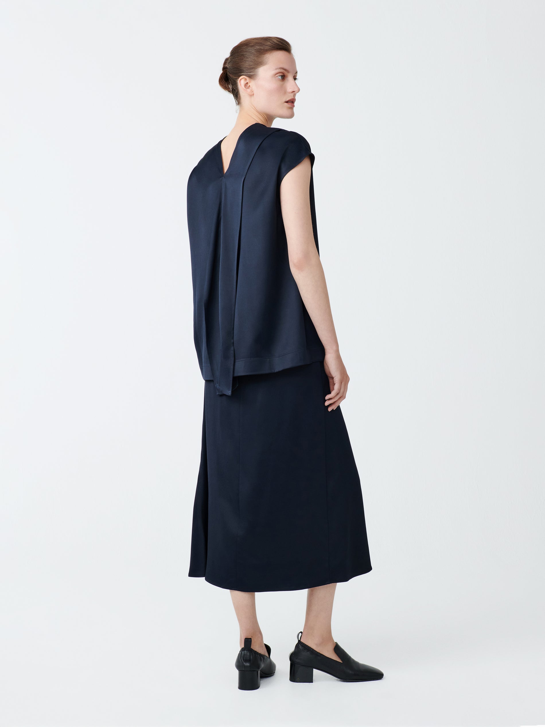 Greer Top in Black Ink - Studio Nicholson