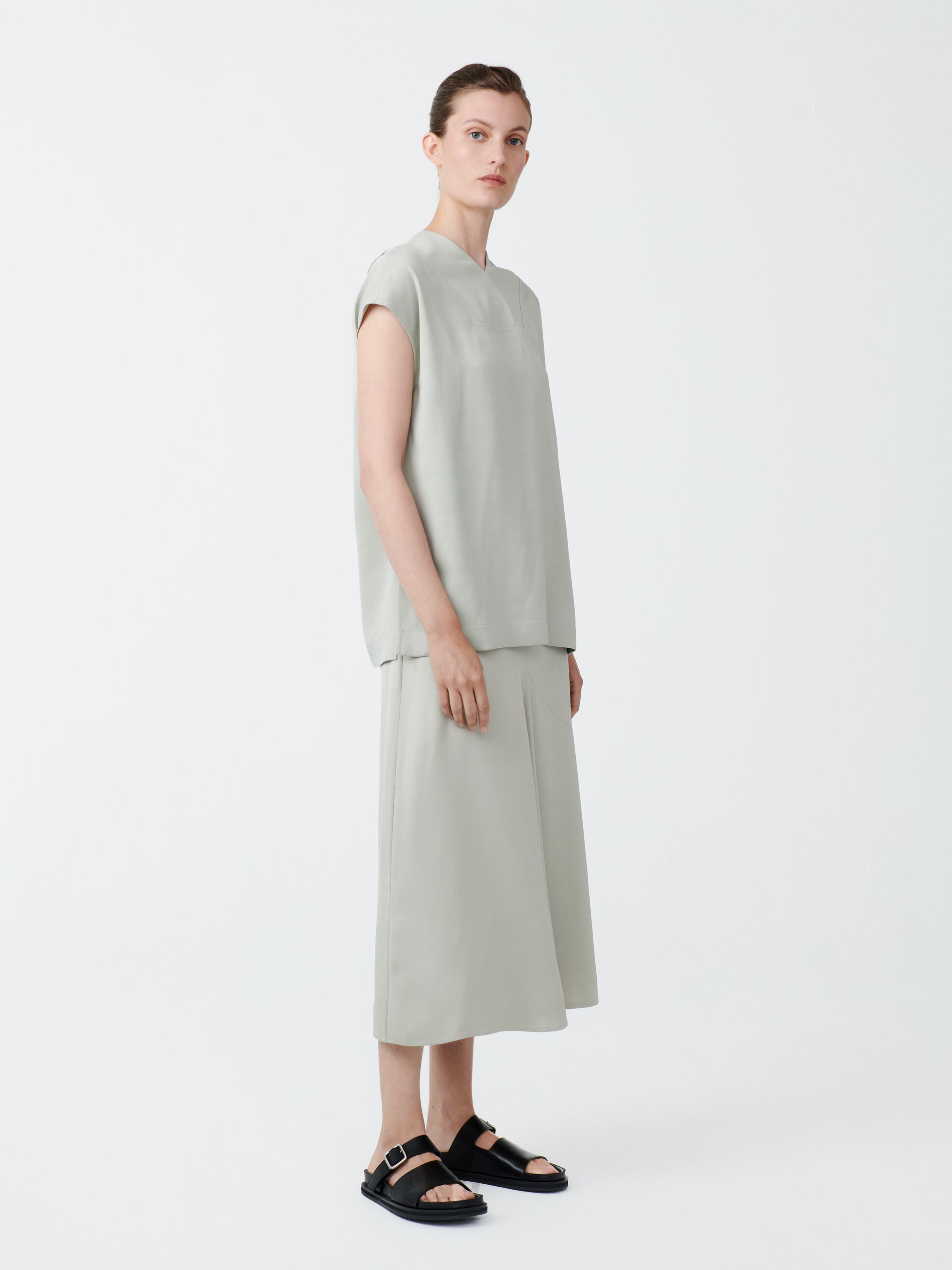 Greer Top in Dove - Studio Nicholson