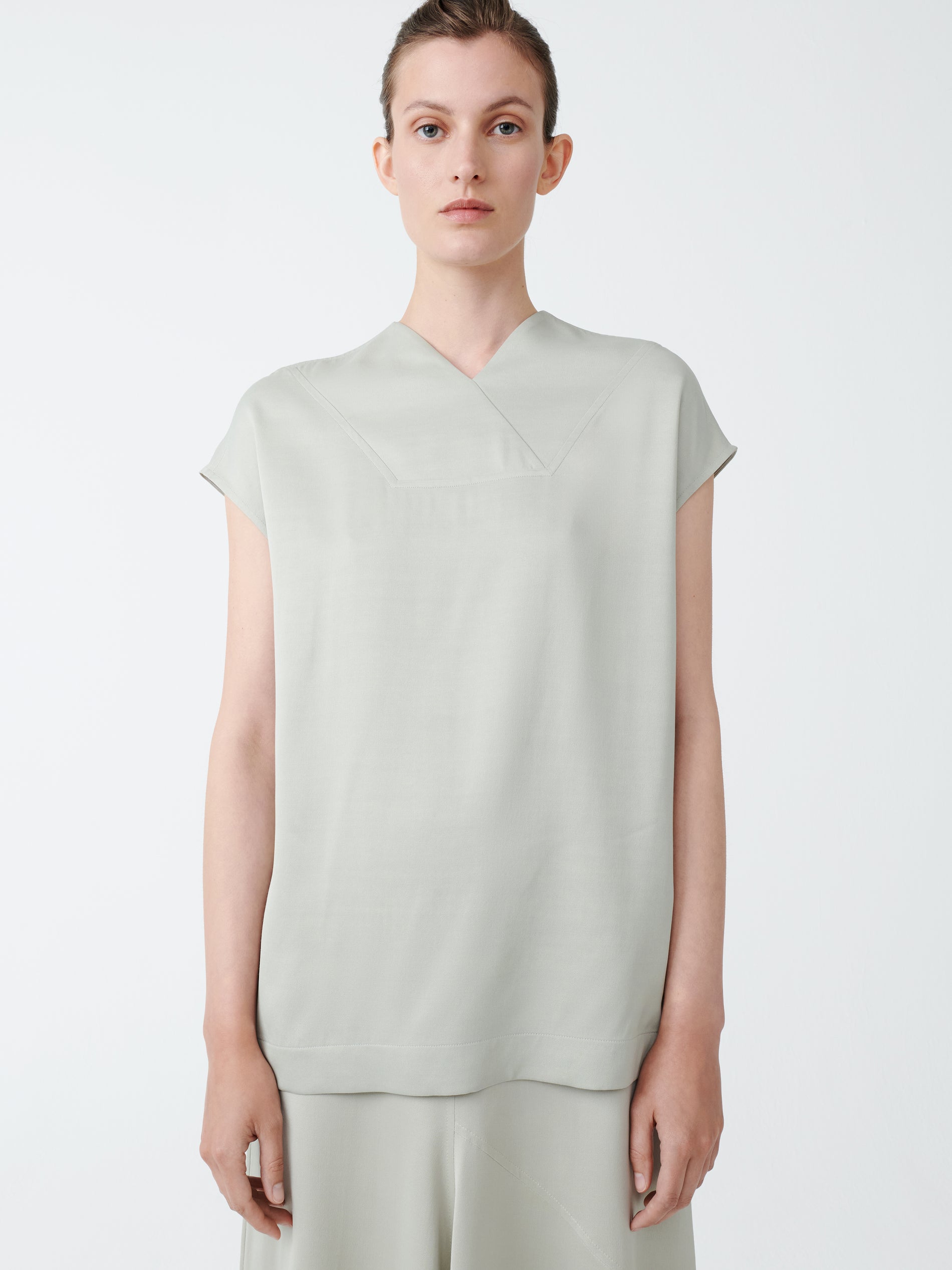 Greer Top in Dove - Studio Nicholson