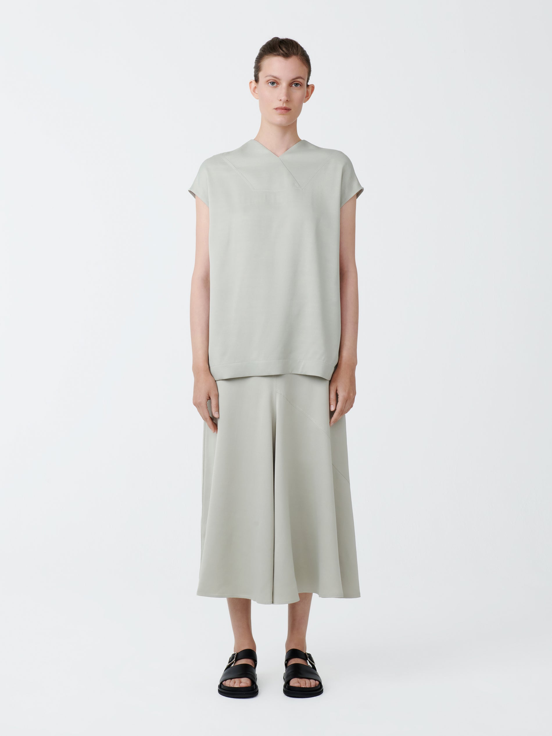 Greer Top in Dove - Studio Nicholson