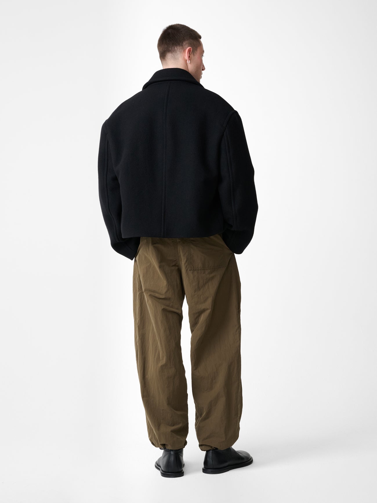 Grevan Wool Jacket in Black