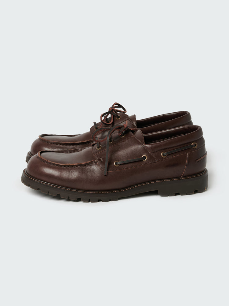 Guston Leather Shoe in Cocoa
