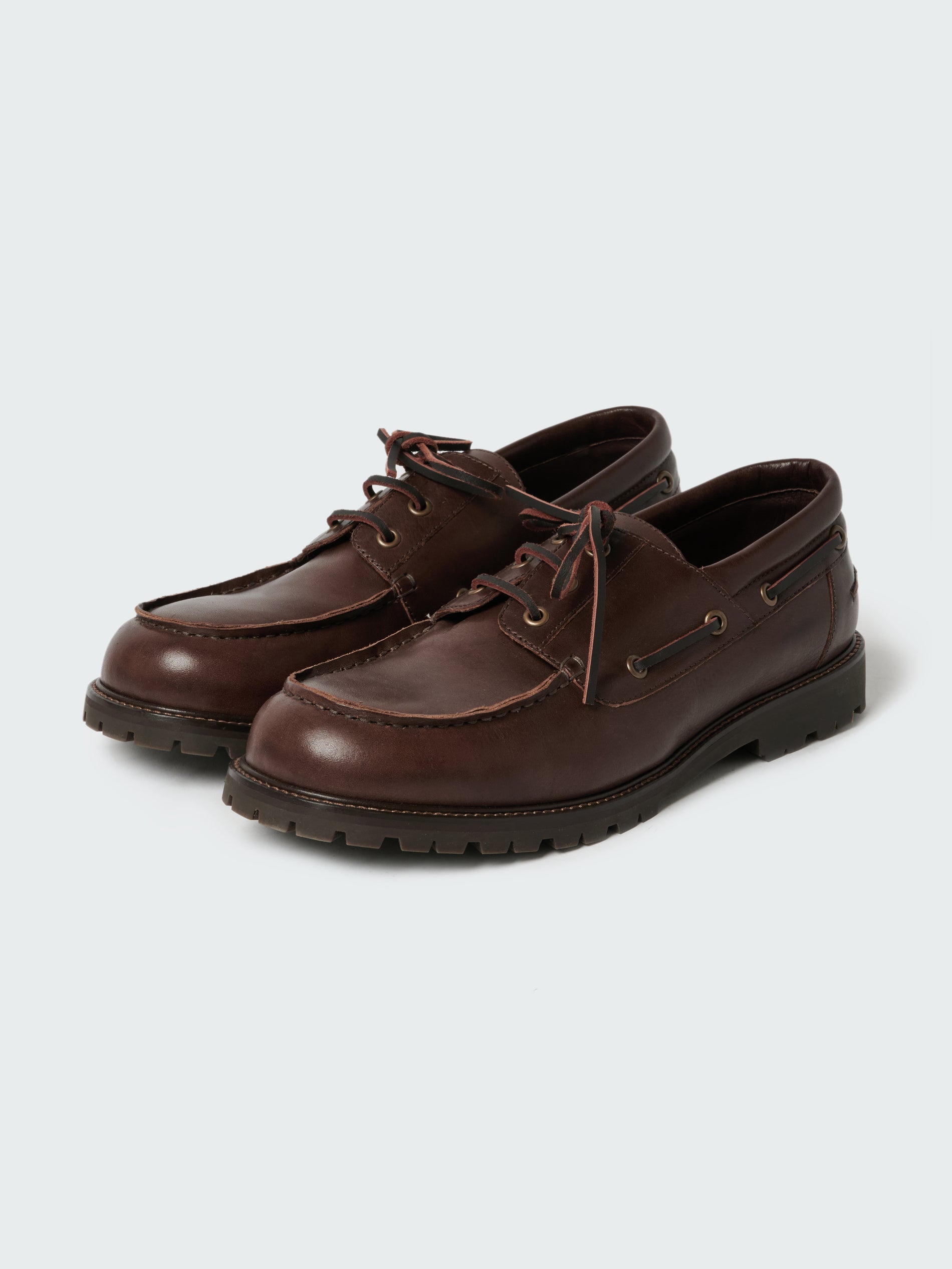 Guston Leather Shoe in Cocoa