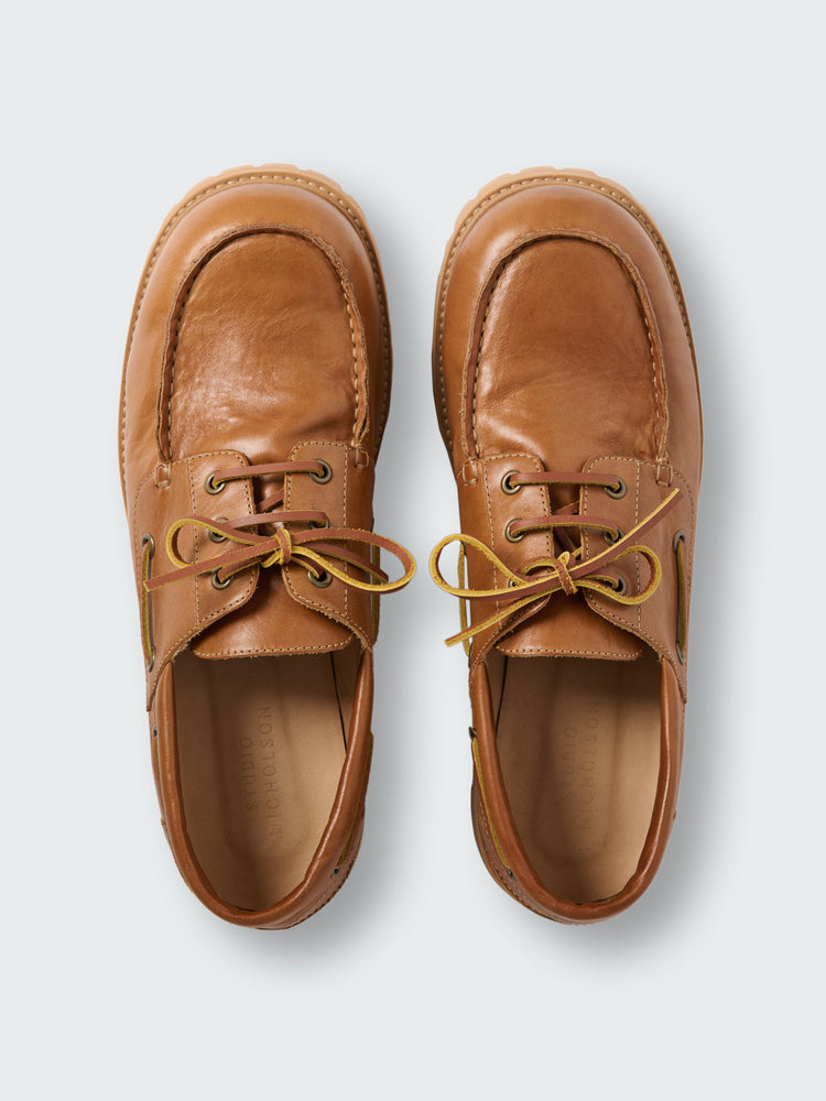 Guston Leather Shoe in Sand - Studio Nicholson
