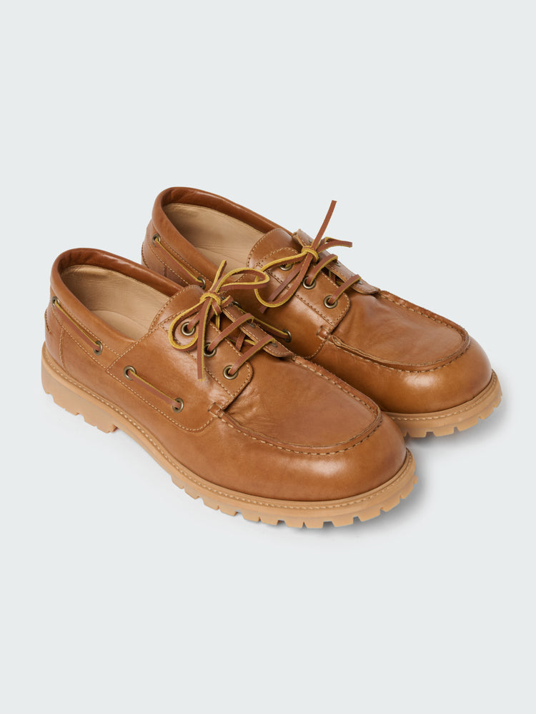 Guston Leather Shoe in Sand - Studio Nicholson