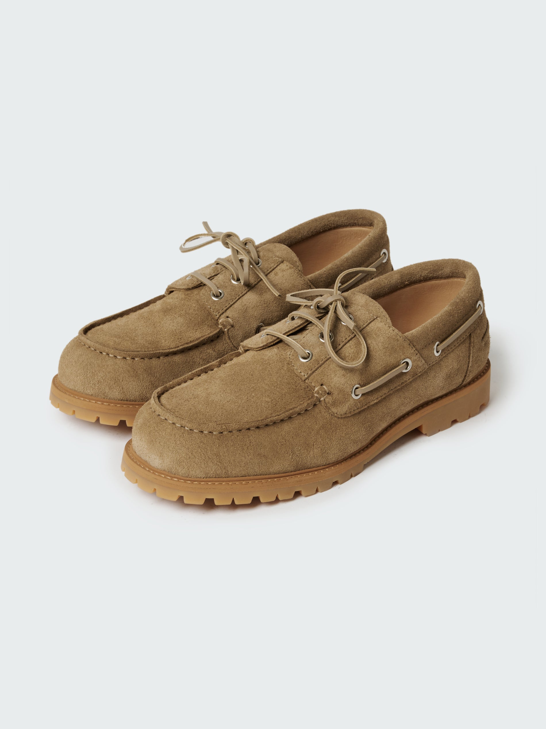 Guston Suede Shoe in Taupe