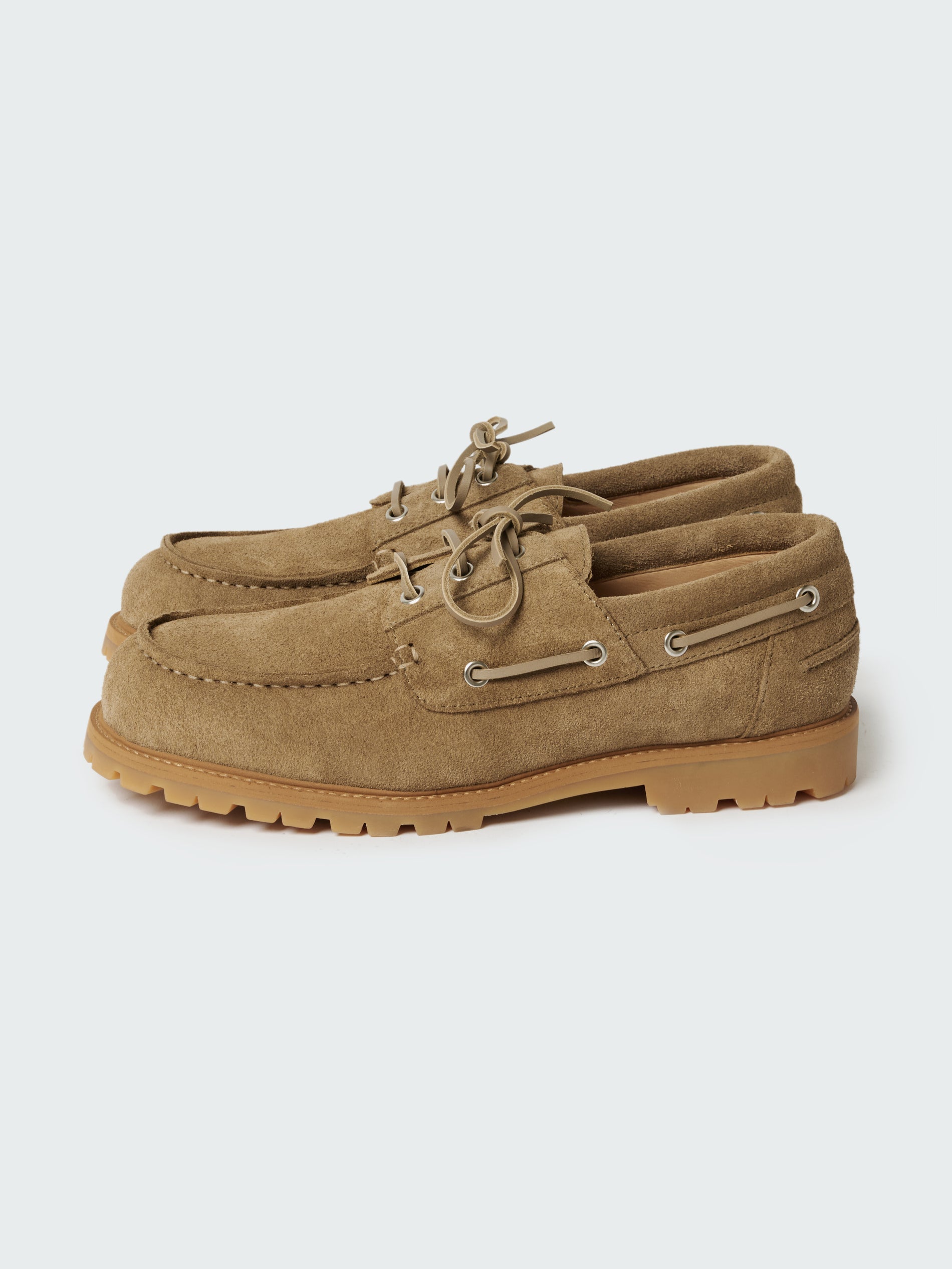 Guston Suede Shoe in Taupe