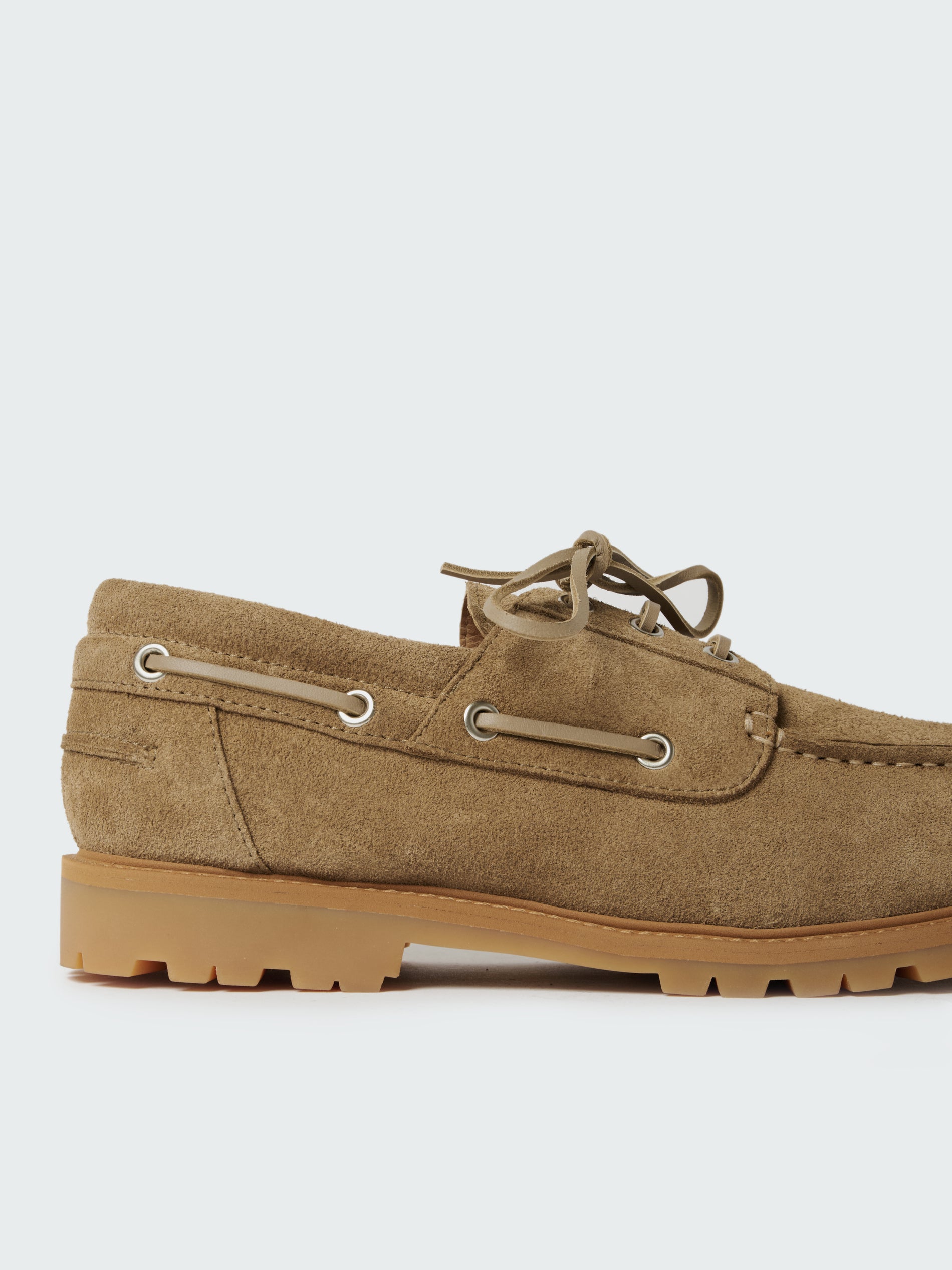 Guston Suede Shoe in Taupe