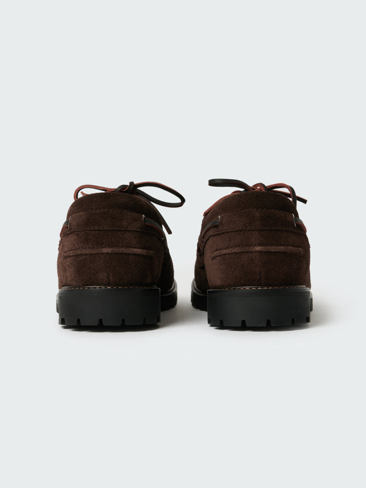 Guston Suede Shoe in Caffe