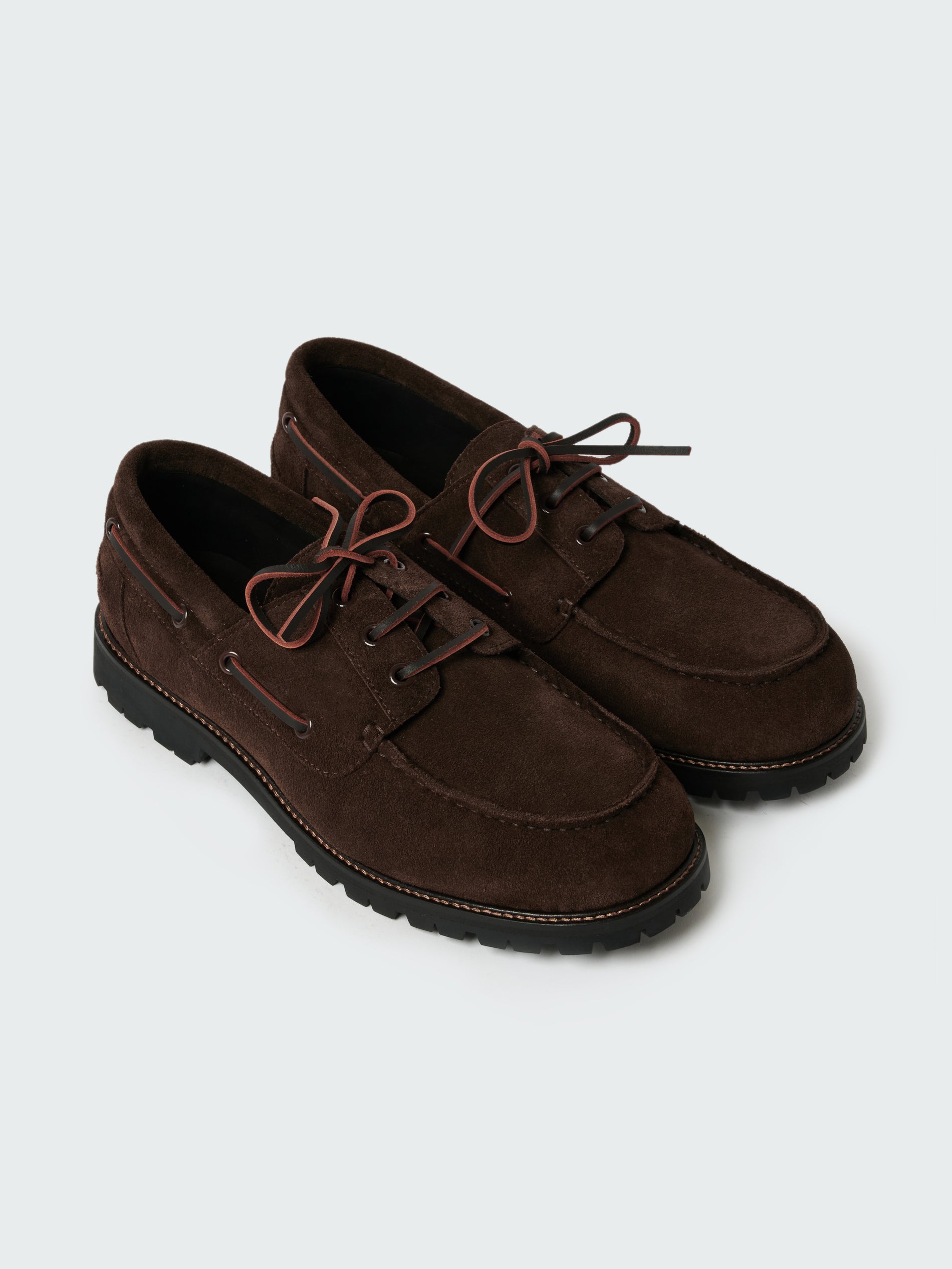 Guston Suede Shoe in Caffe