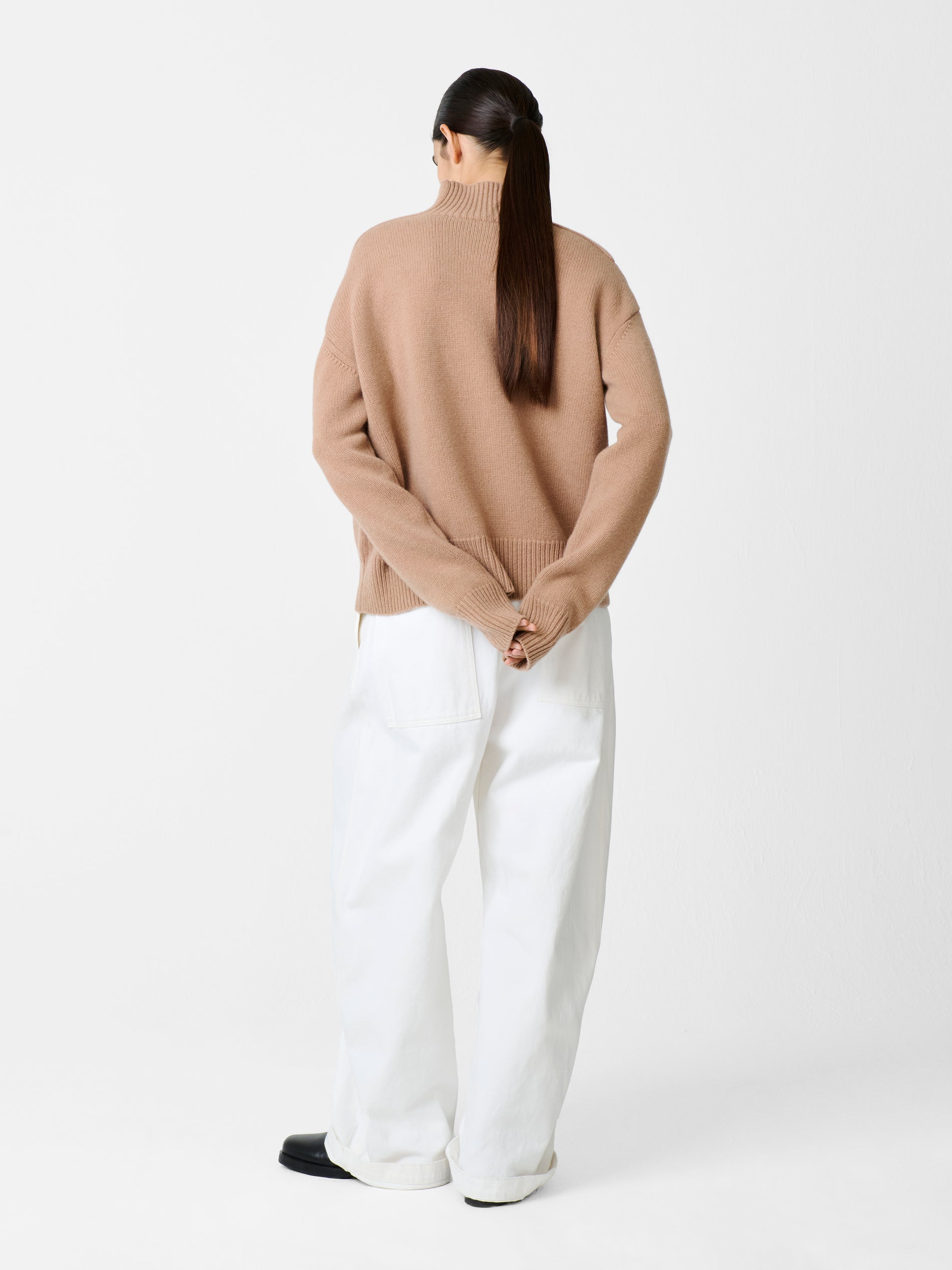 Gomes Knit in Camel - Studio Nicholson