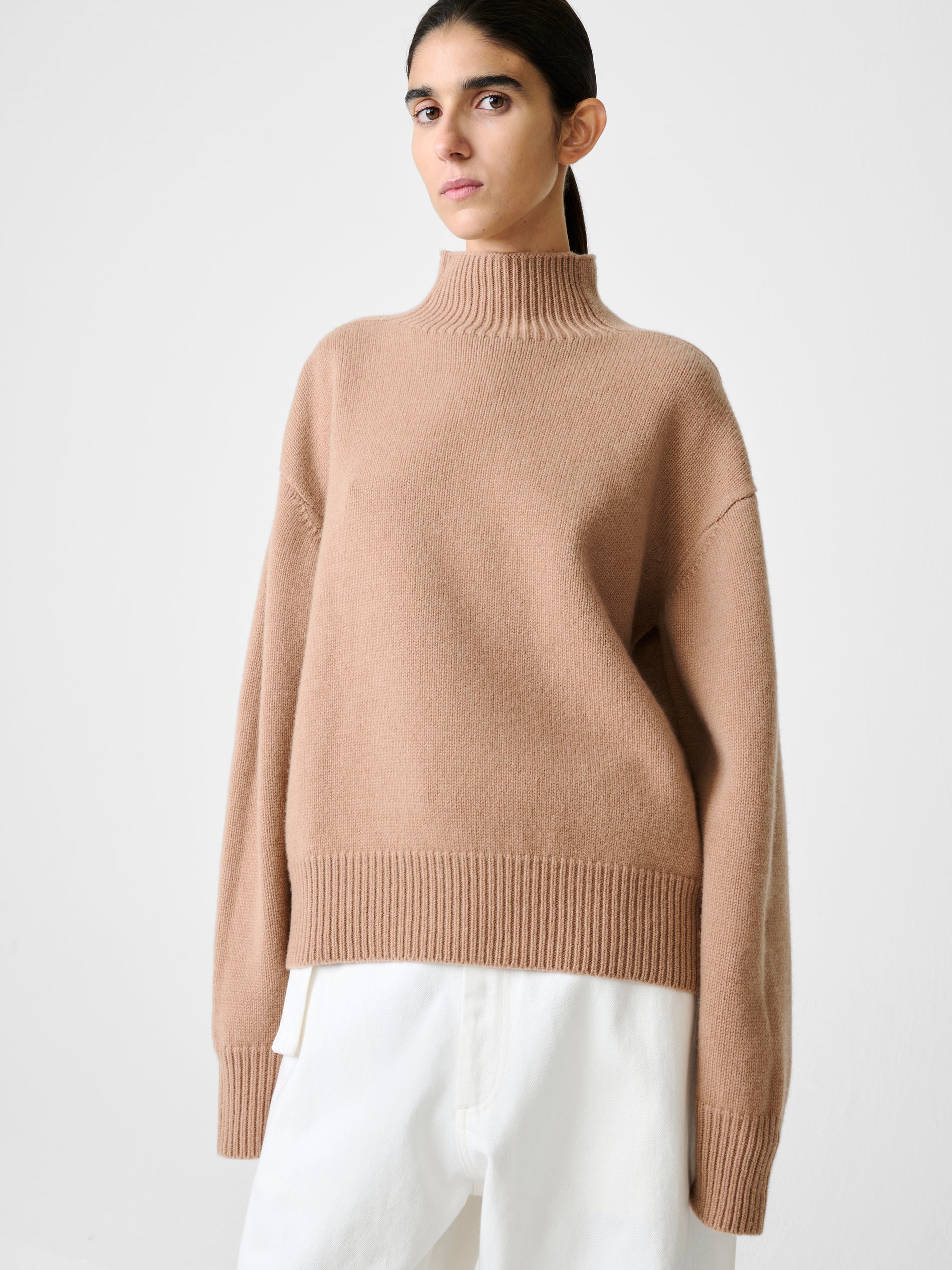 Gomes Knit in Camel - Studio Nicholson