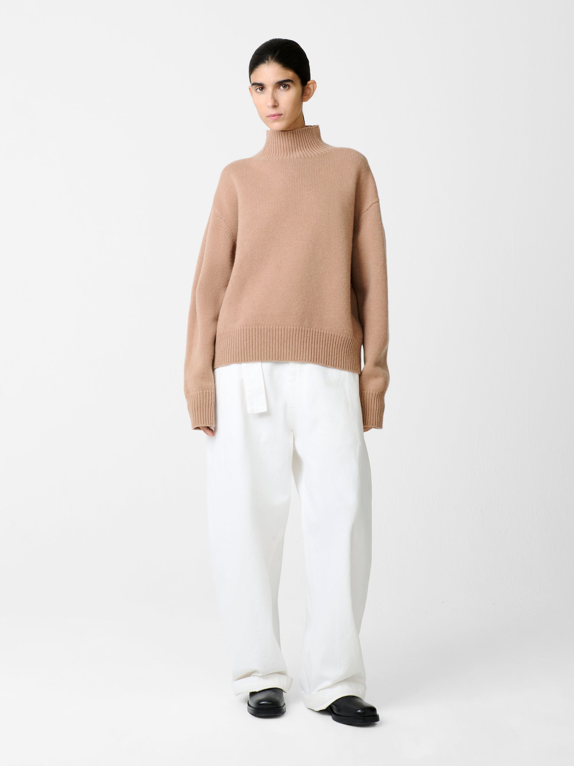 Gomes Knit in Camel - Studio Nicholson