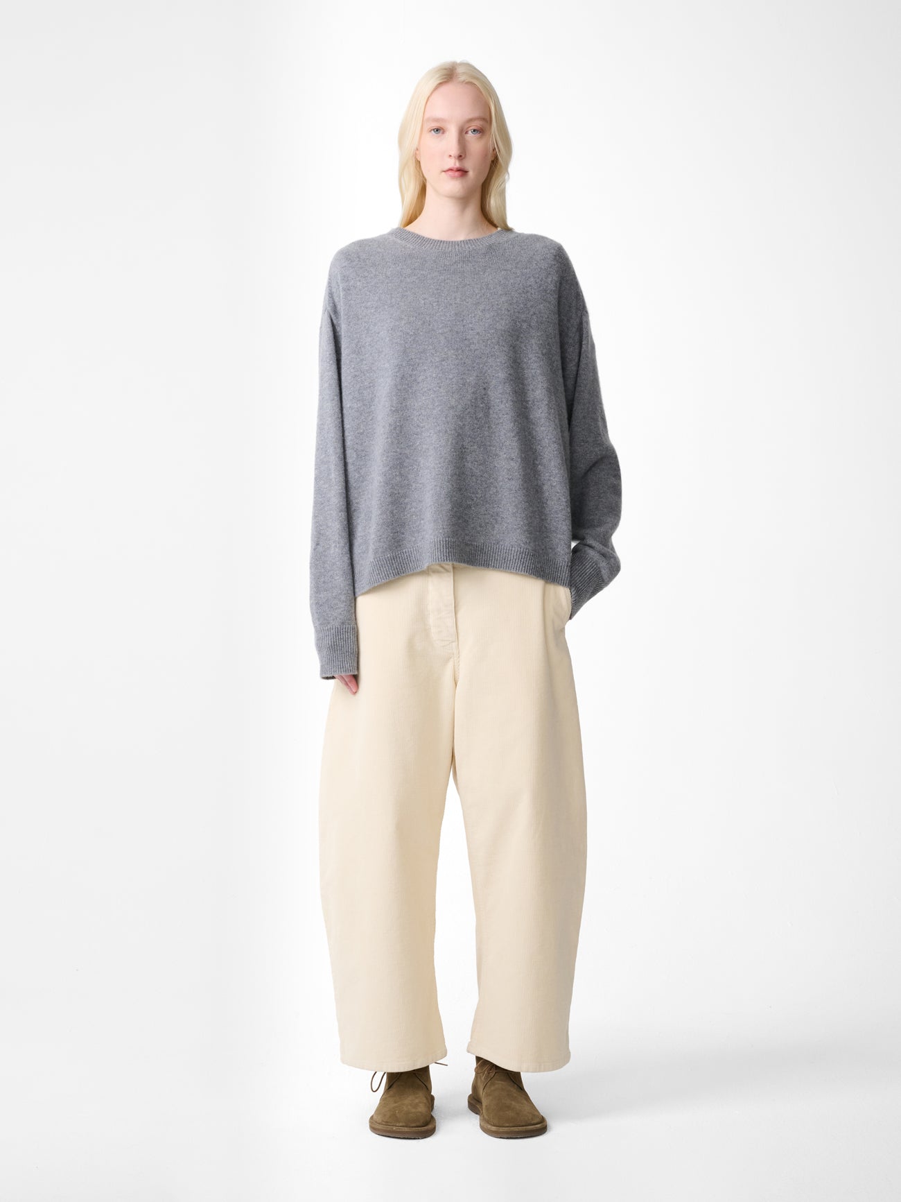Haddan Knit in Grey Marl