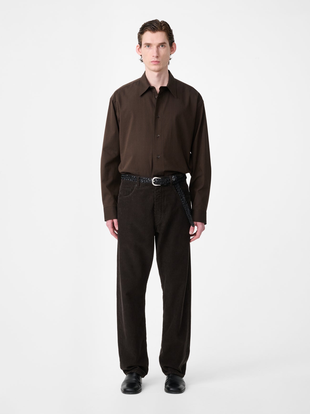Hal Shirt in Malt Stripe