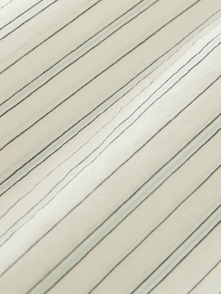 Hal Shirt in Parchment Stripe - Studio Nicholson