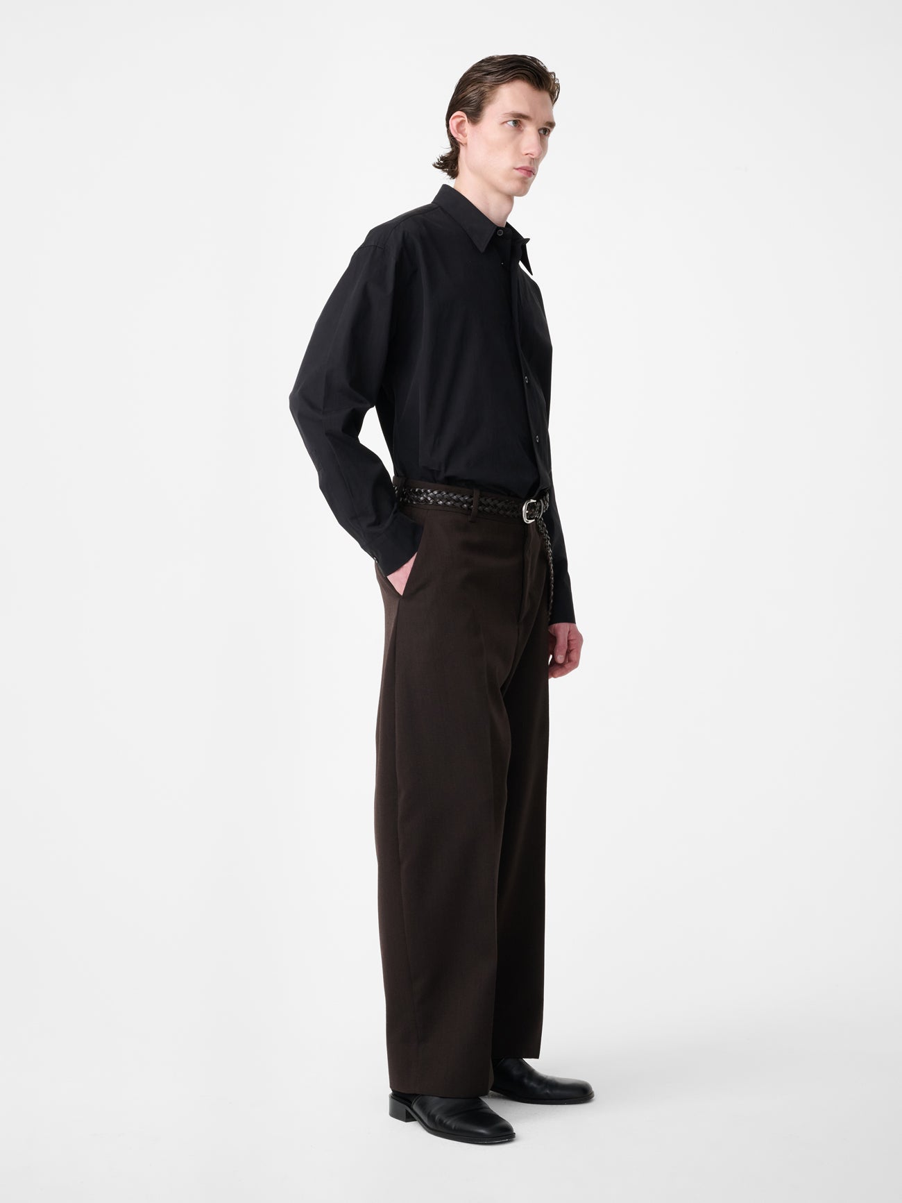 Hal Cotton Shirt in Black