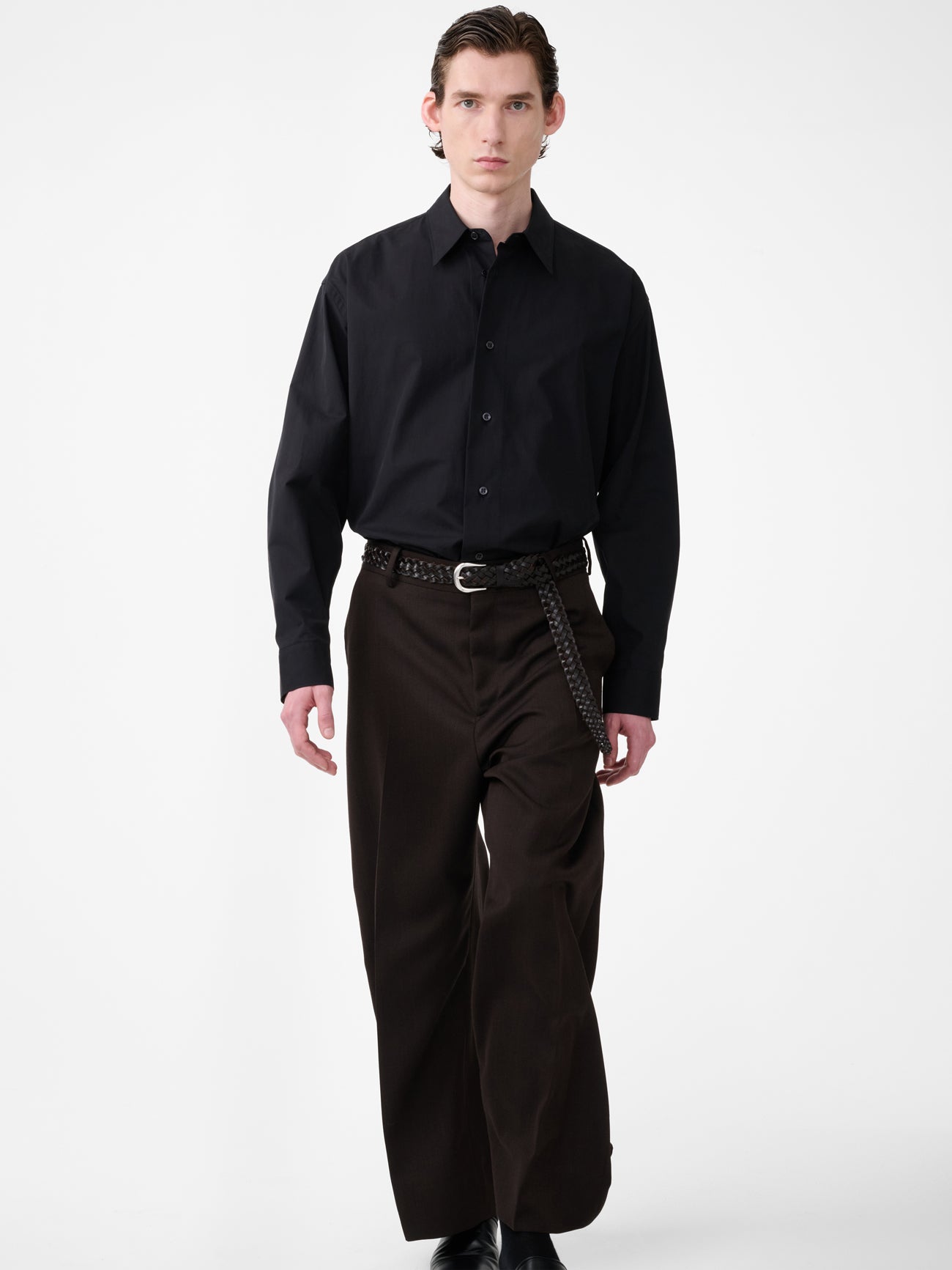 Hal Cotton Shirt in Black