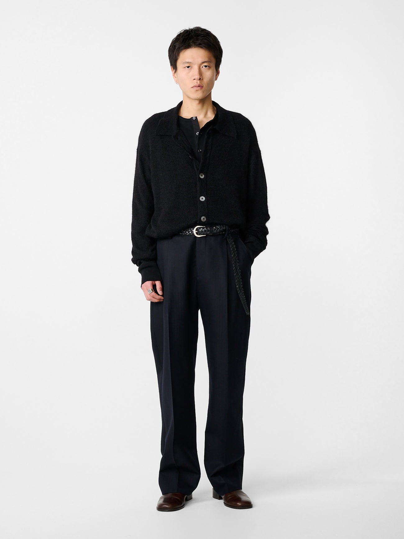 Hamto Cardigan in Black