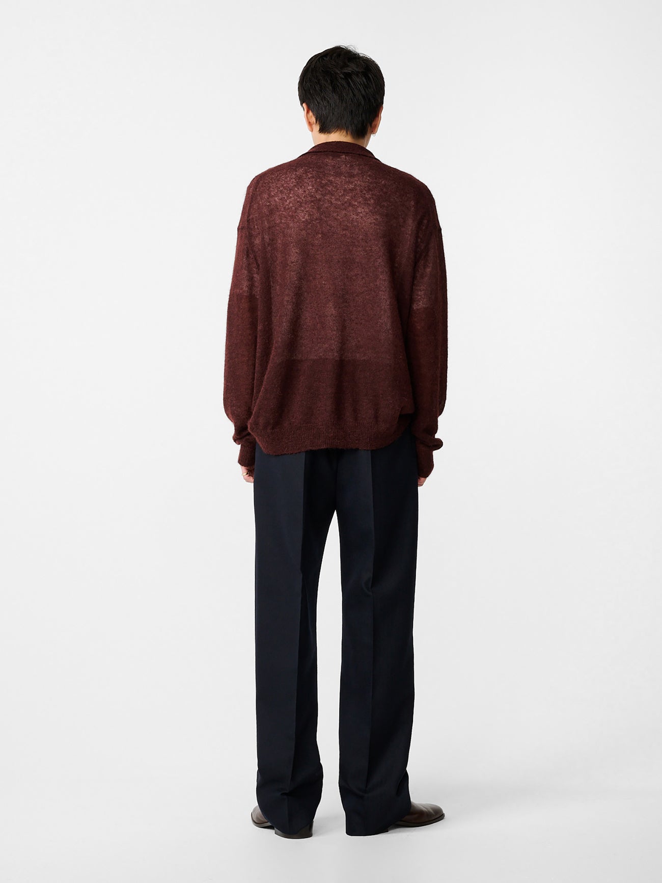 Hamto Cardigan in Mulberry