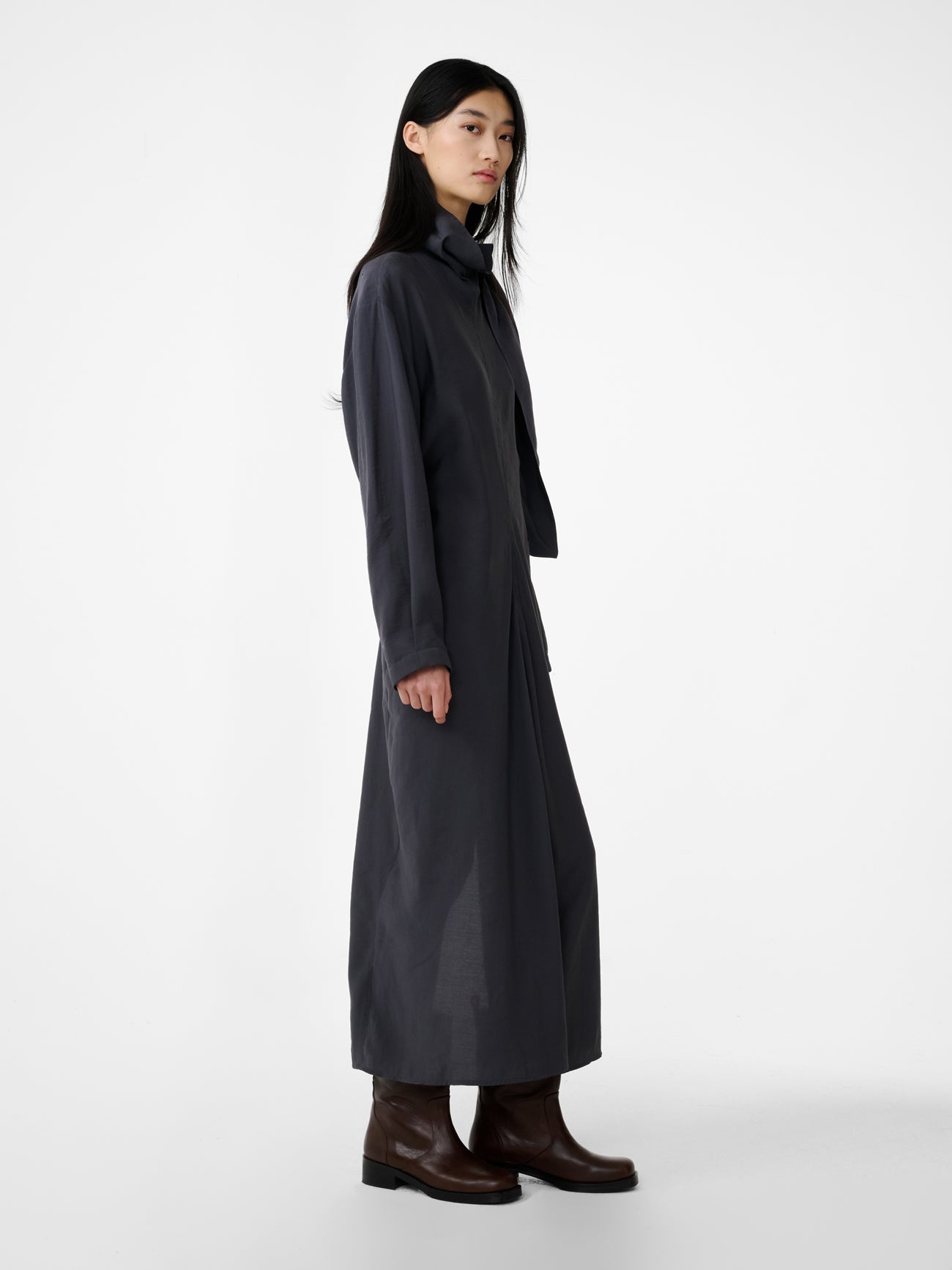 Haria Dress in Coal - Studio Nicholson