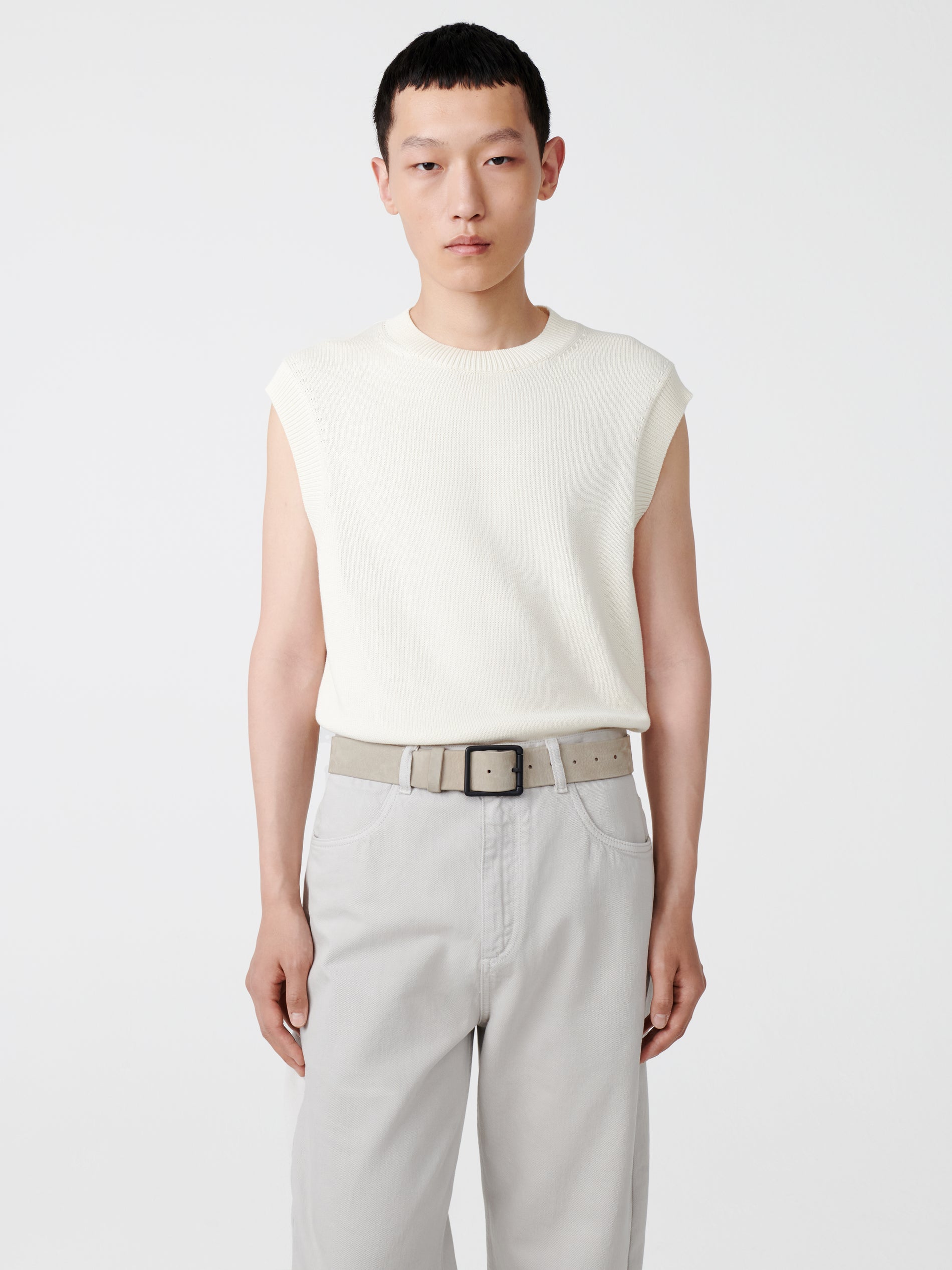 Hashi Knit in Parchment - Studio Nicholson