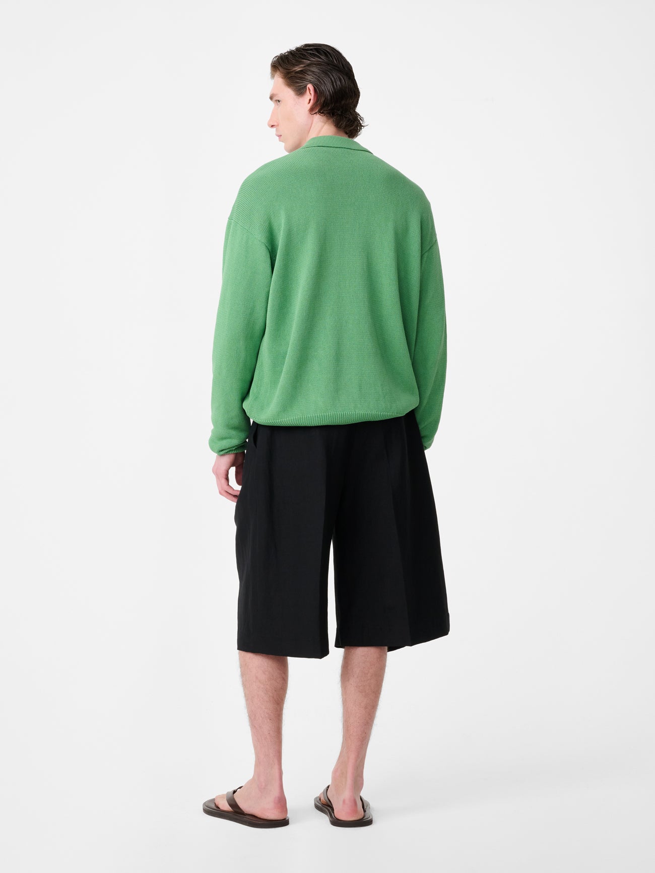 Heddy Knit Polo in Apple