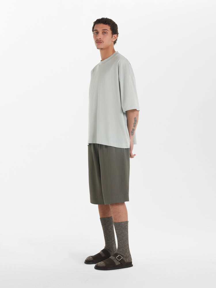 Helix Shorts in Black Olive