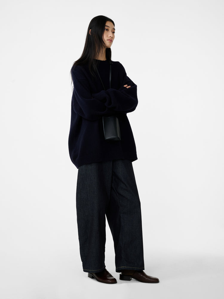 Hemyl Knit in Darkest Navy - Studio Nicholson