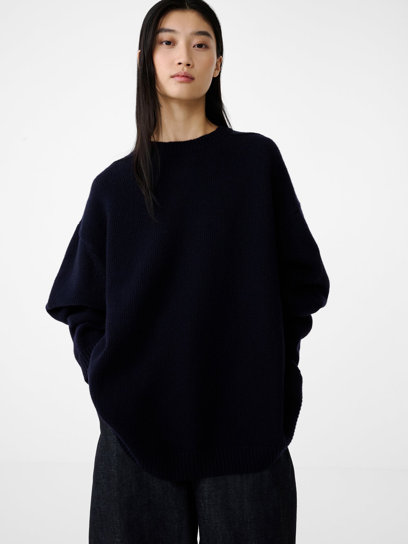 Hemyl Knit in Darkest Navy - Studio Nicholson