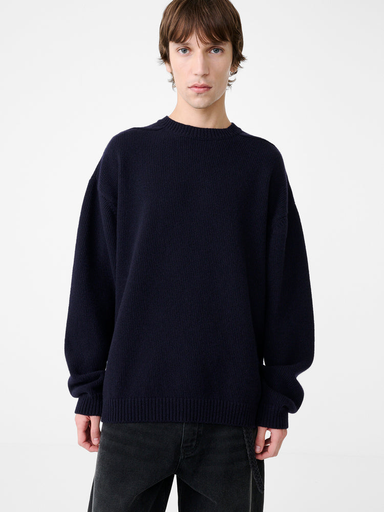 Hemyl Knit in Darkest Navy - Studio Nicholson