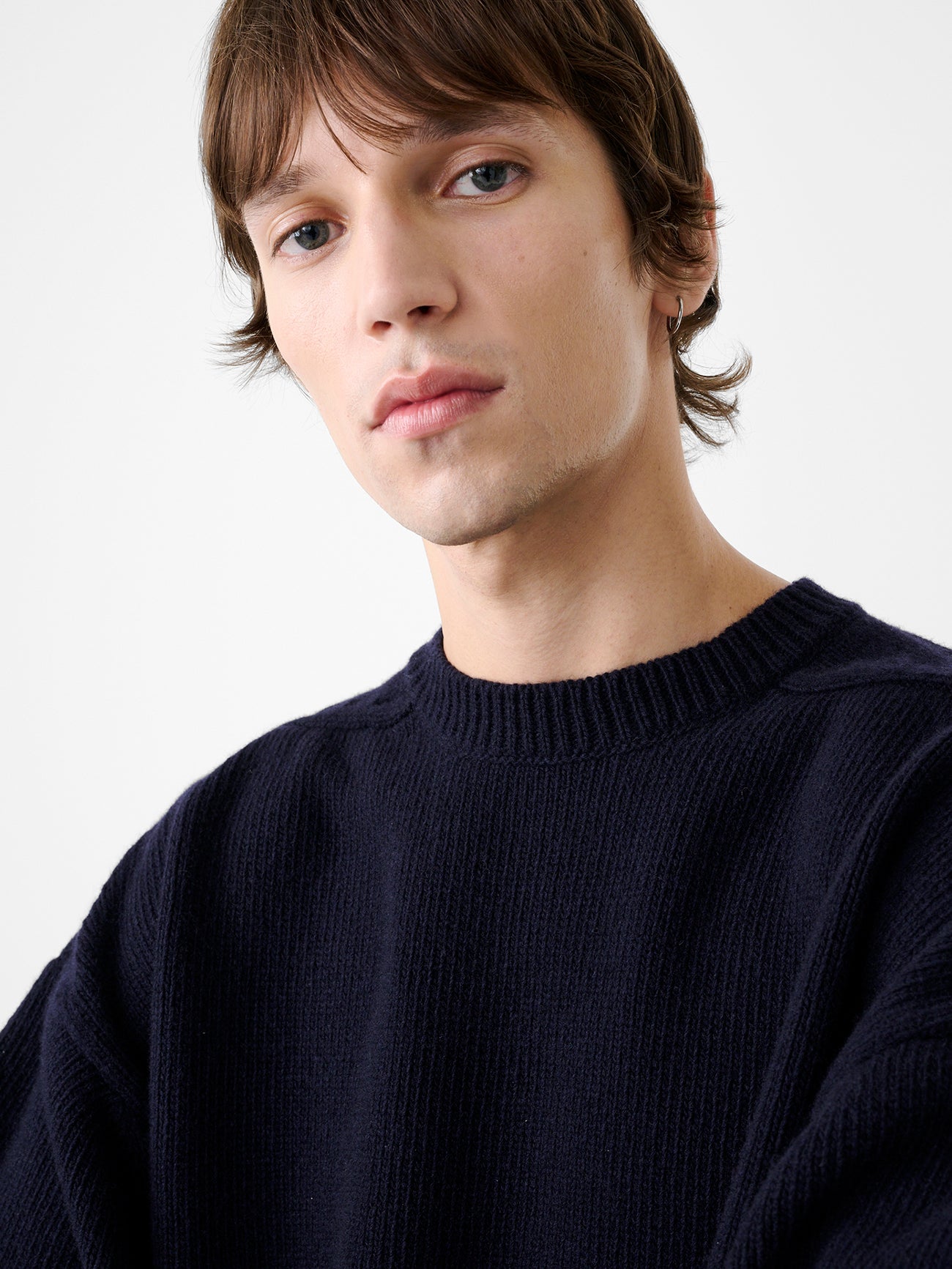 Hemyl Knit in Darkest Navy - Studio Nicholson
