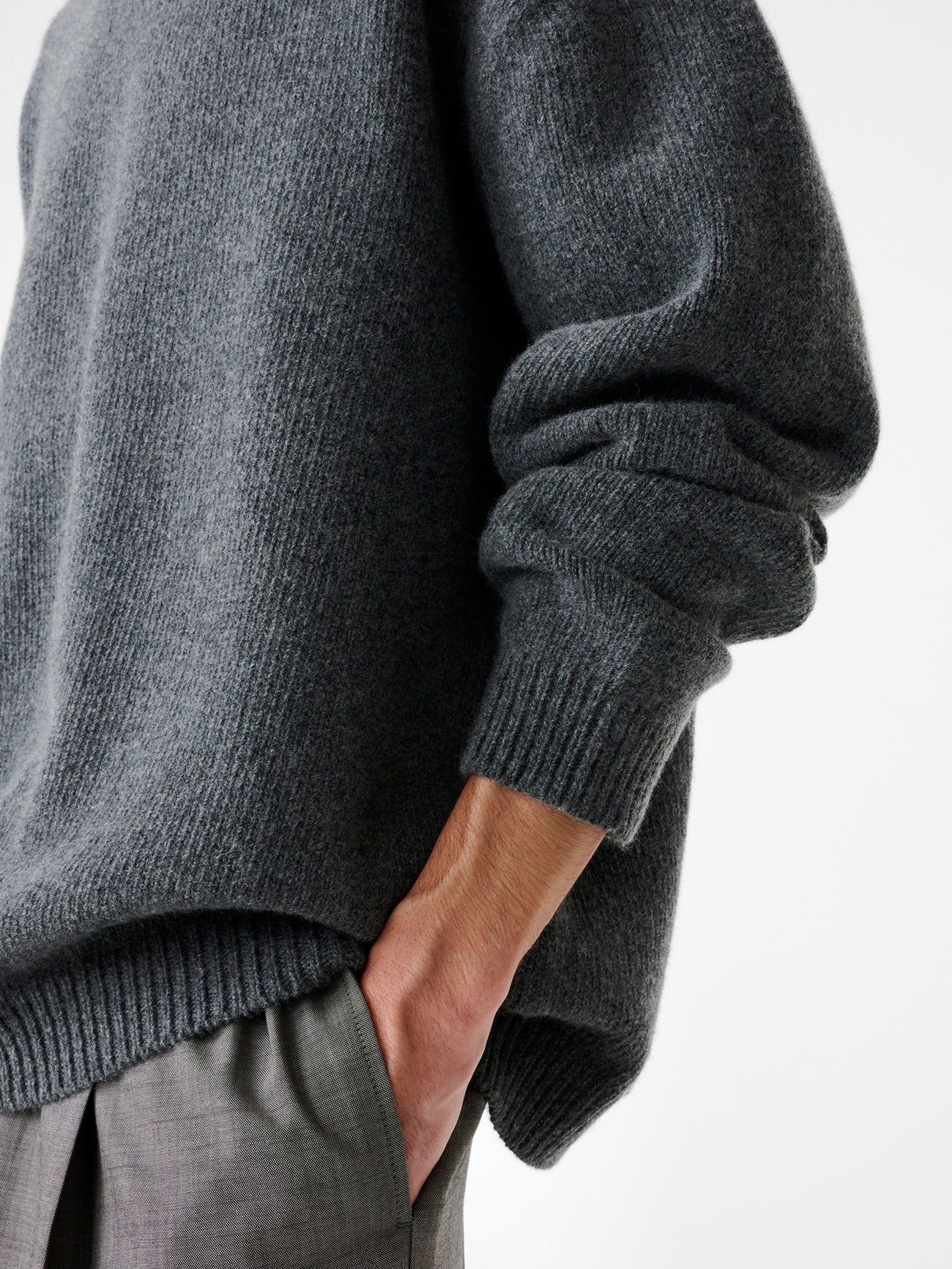 Hemyl Knit in Granite - Studio Nicholson